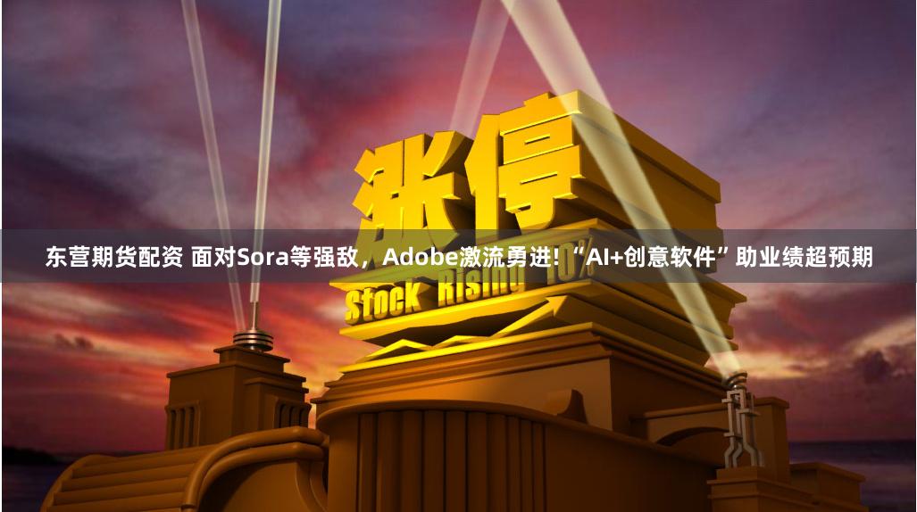 东营期货配资 面对Sora等强敌，Adobe激流勇进! “AI+创意软件”助业绩超预期